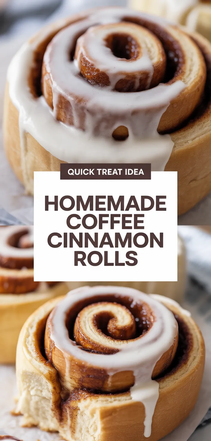 A photo of Homemade Coffee Cinnamon Rolls Recipe