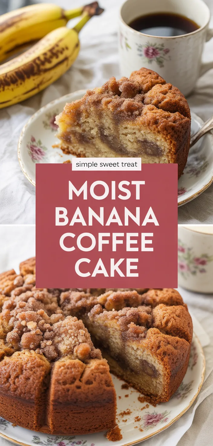 A photo of MOIST Banana Coffee Cake Recipe