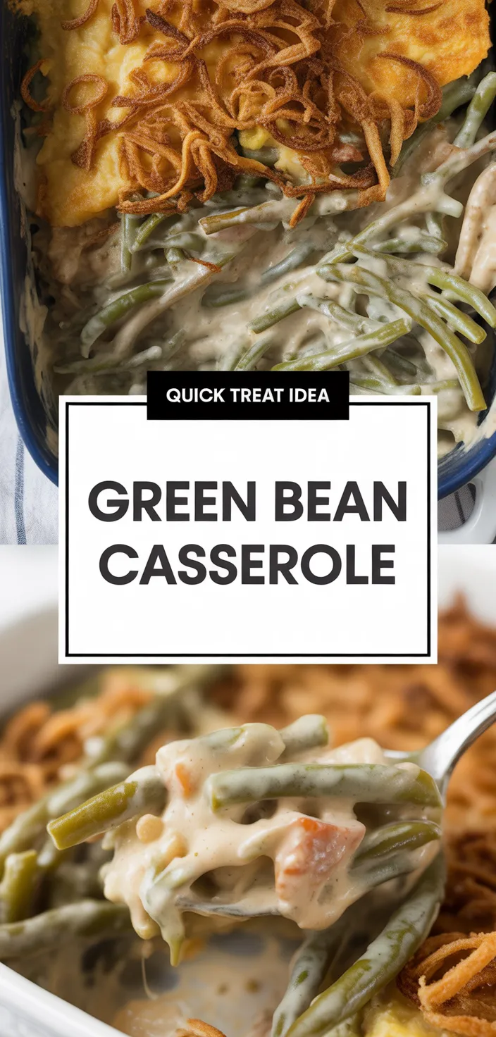 A photo of Paula Deen's Southern Green Bean Casserole Recipe