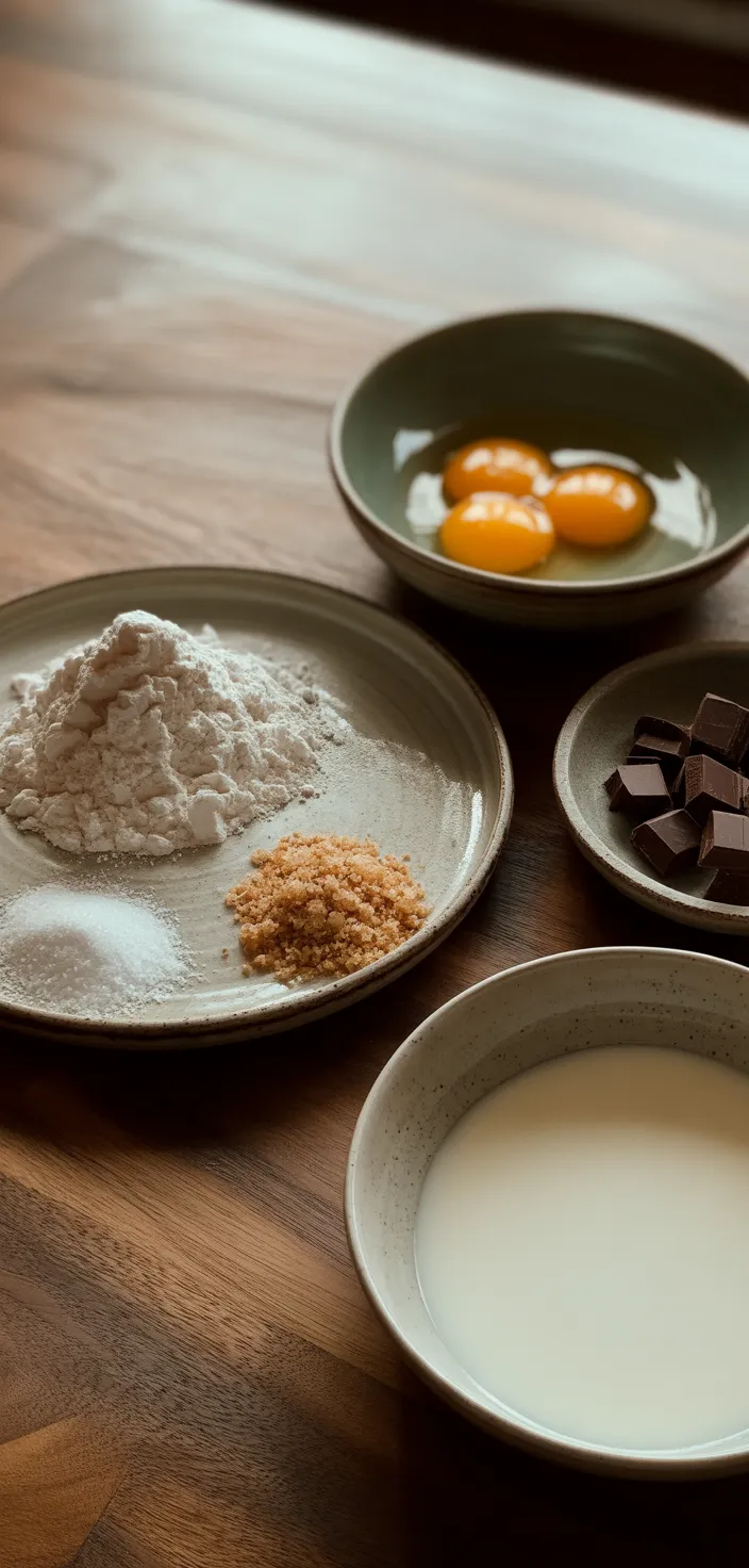 Ingredients photo for Mint Chocolate French Macarons Recipe
