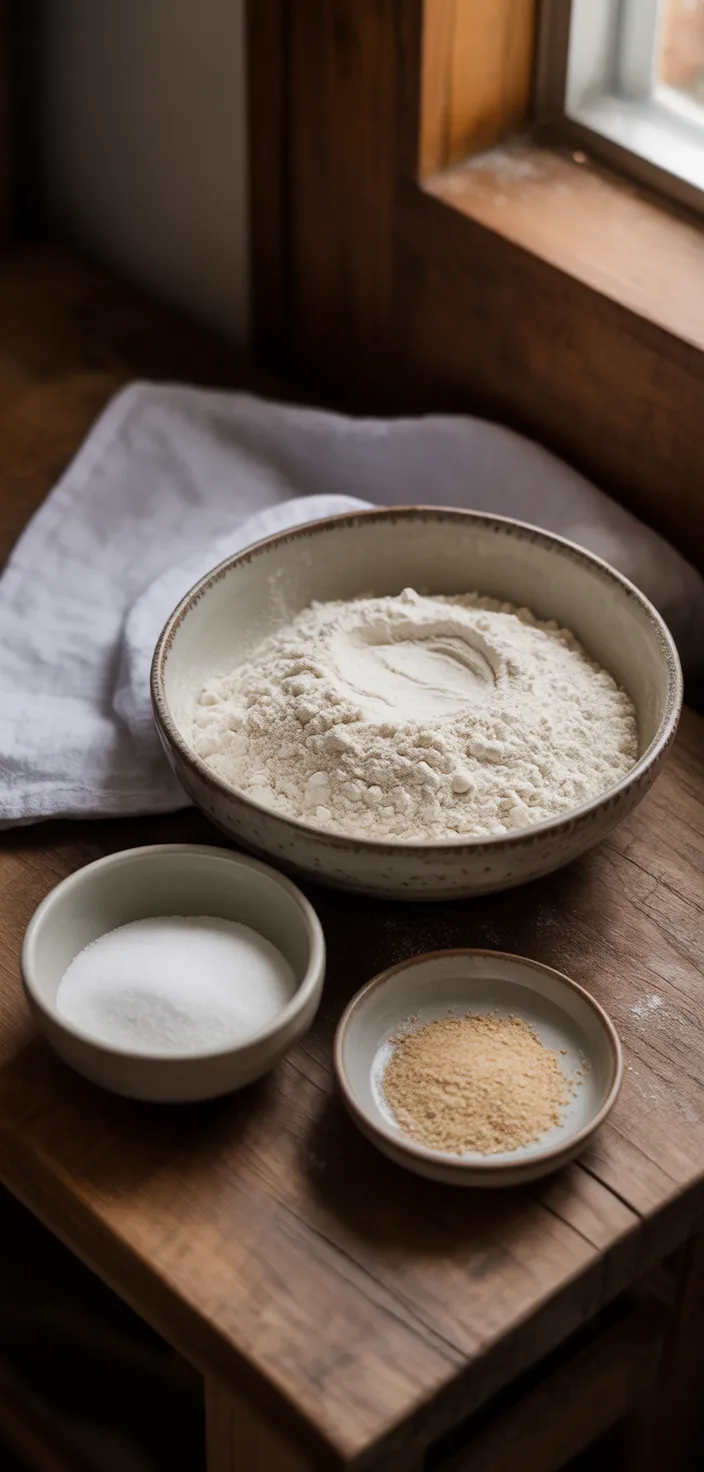 Ingredients photo for Quick And Easy No Knead Bread Recipe