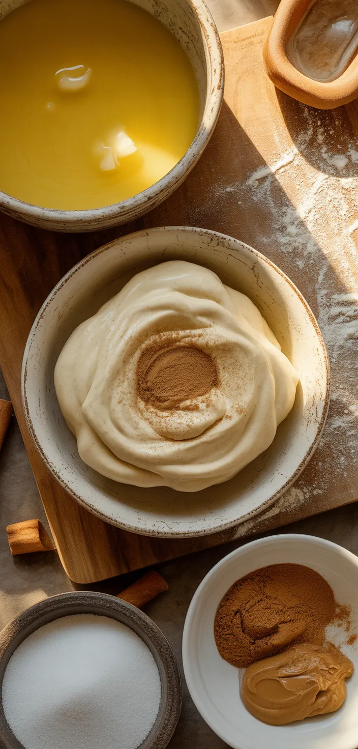 Ingredients photo for Biscoff Cookie Butter Cinnamon Rolls Recipe