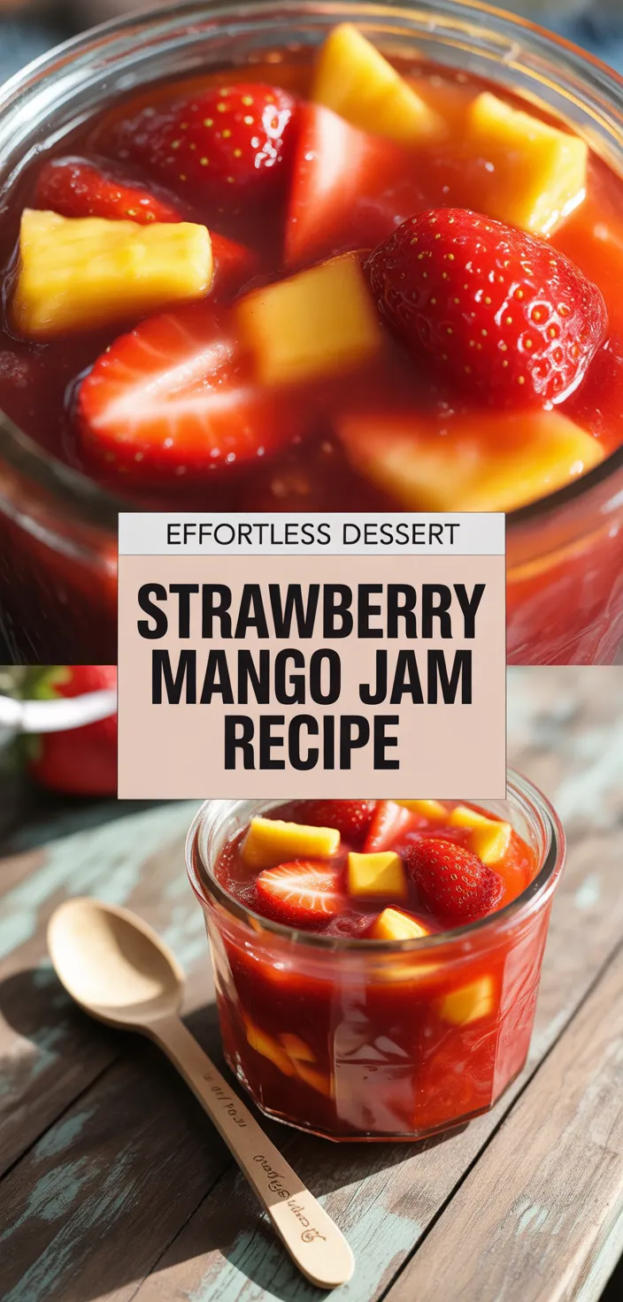 A photo of Strawberry Mango Jam Recipe