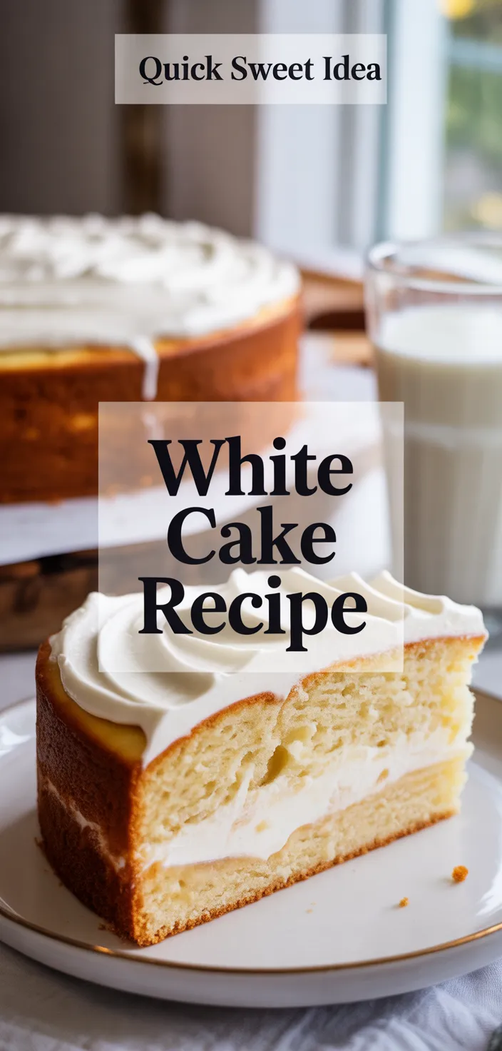 A photo of White Cake Recipe