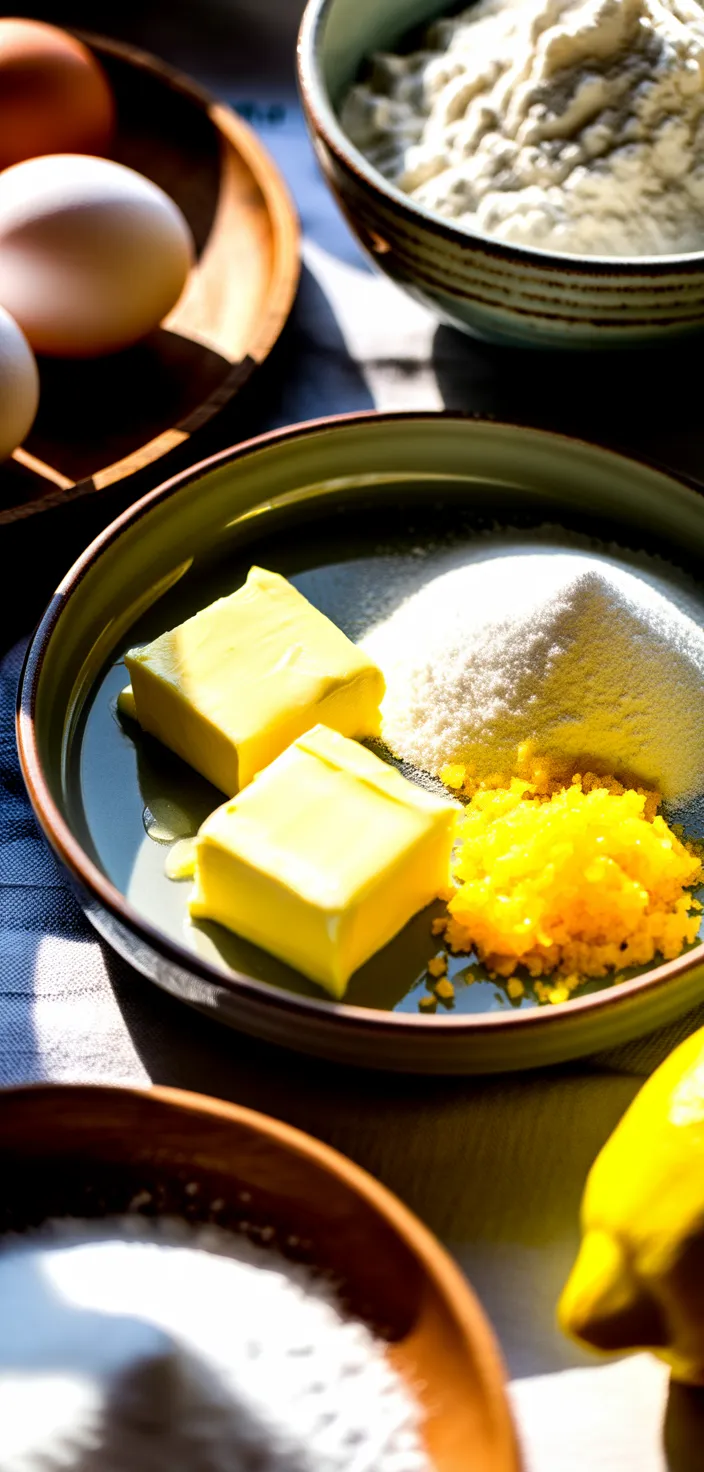 Ingredients photo for Best Lemon Brownies Recipe