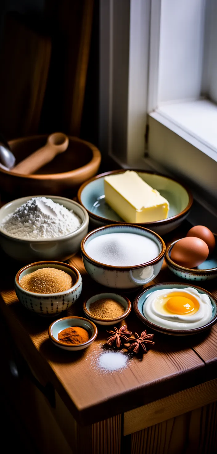 Ingredients photo for Chai Sugar Cookies Recipe