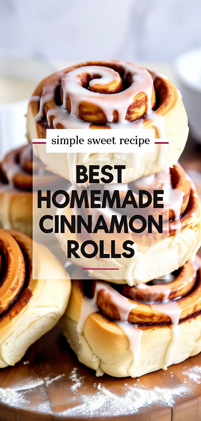 A photo of The BEST Easy Homemade Cinnamon Rolls Recipe